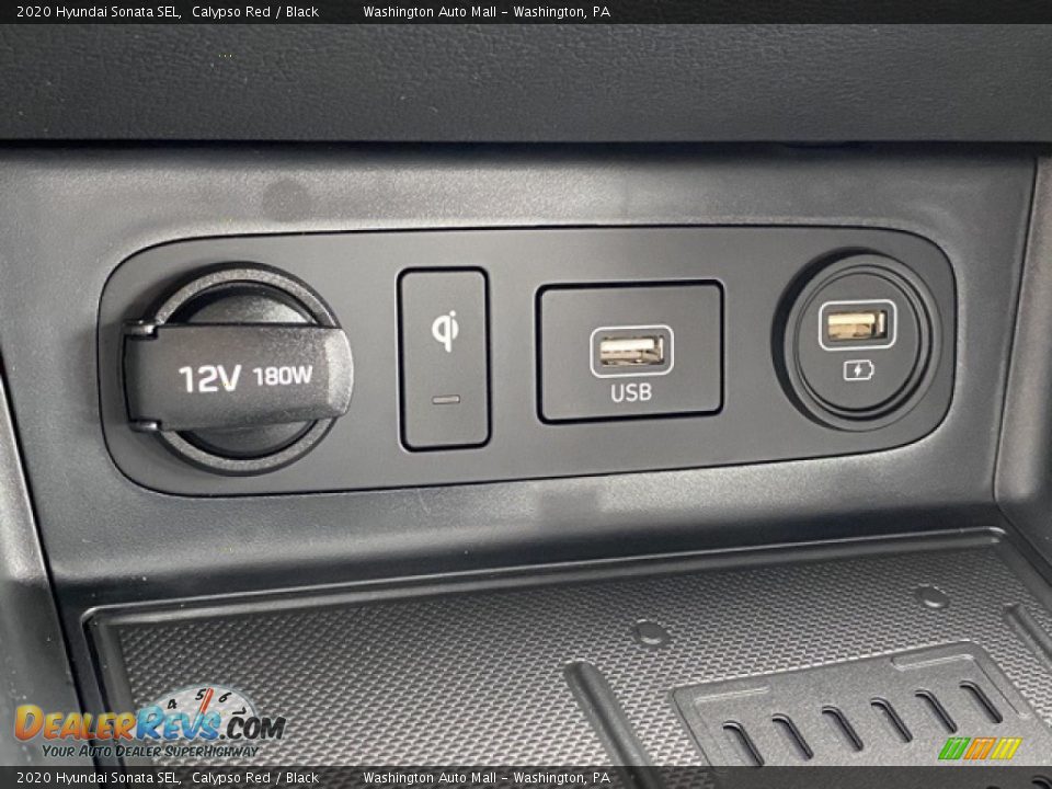 2020 Hyundai Sonata SEL Calypso Red / Black Photo #28