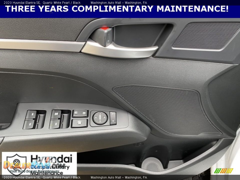 2020 Hyundai Elantra SE Quartz White Pearl / Black Photo #8