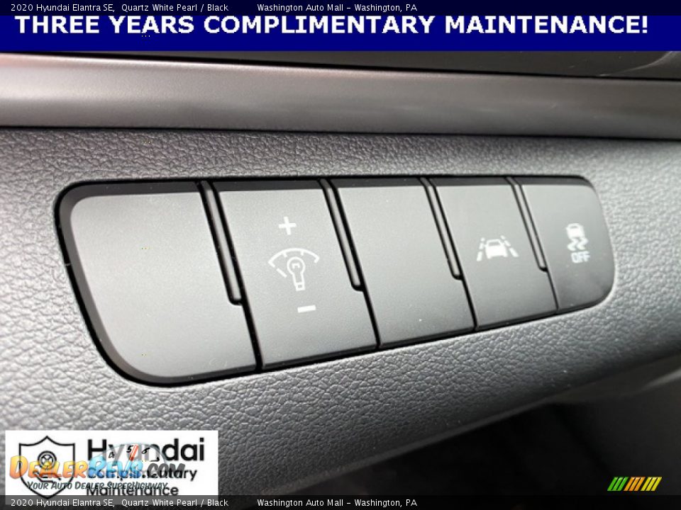 2020 Hyundai Elantra SE Quartz White Pearl / Black Photo #9