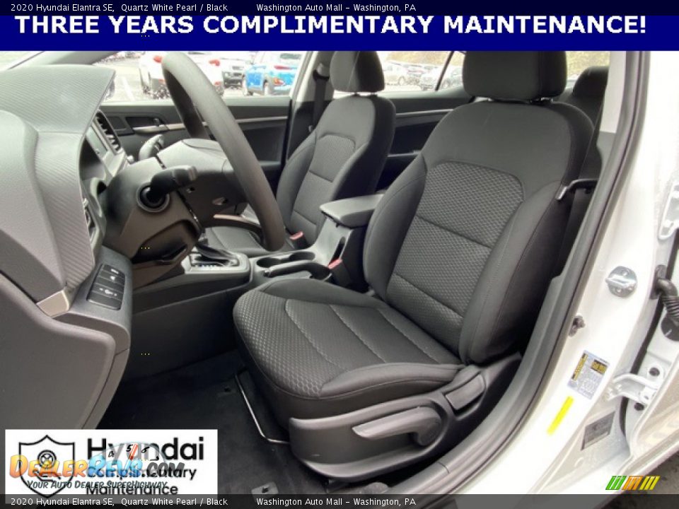 2020 Hyundai Elantra SE Quartz White Pearl / Black Photo #11