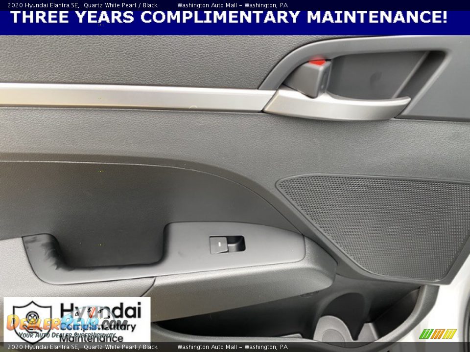 2020 Hyundai Elantra SE Quartz White Pearl / Black Photo #13
