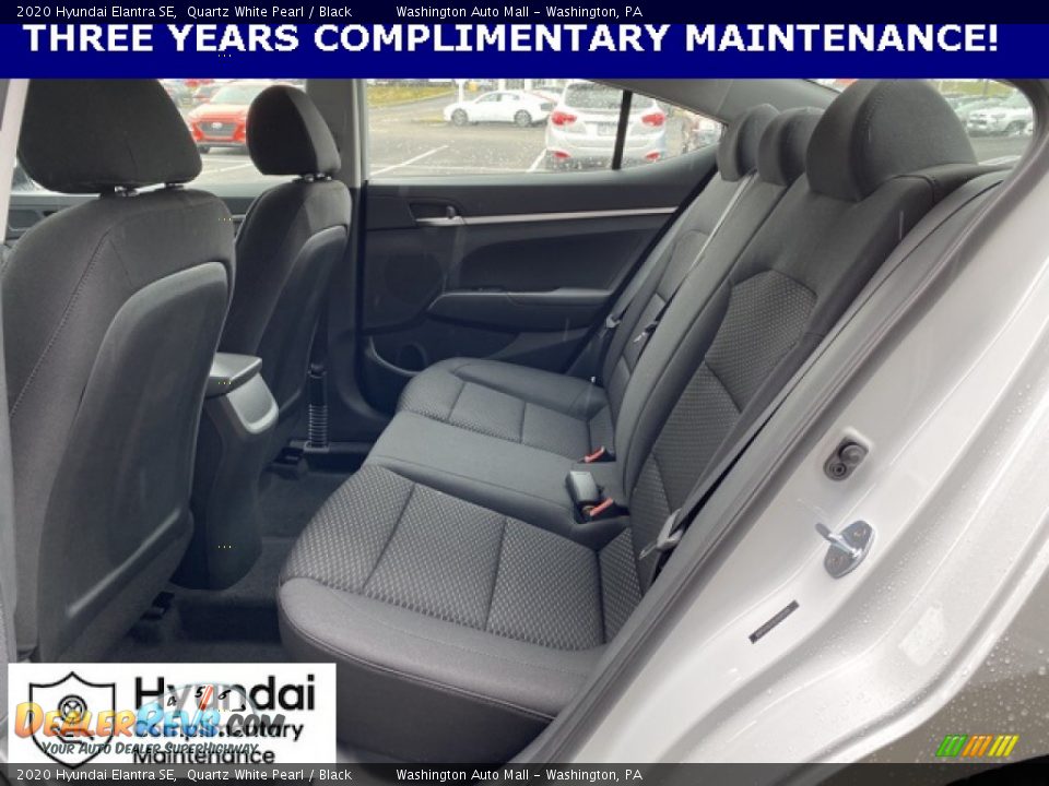 2020 Hyundai Elantra SE Quartz White Pearl / Black Photo #14