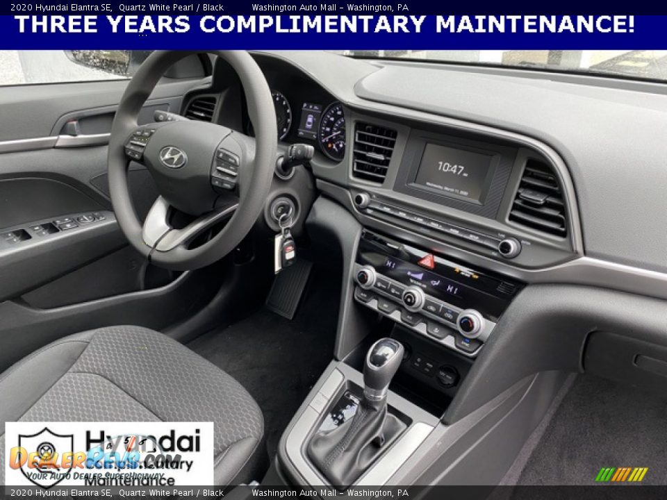 2020 Hyundai Elantra SE Quartz White Pearl / Black Photo #18