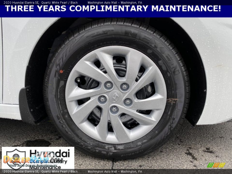 2020 Hyundai Elantra SE Quartz White Pearl / Black Photo #19