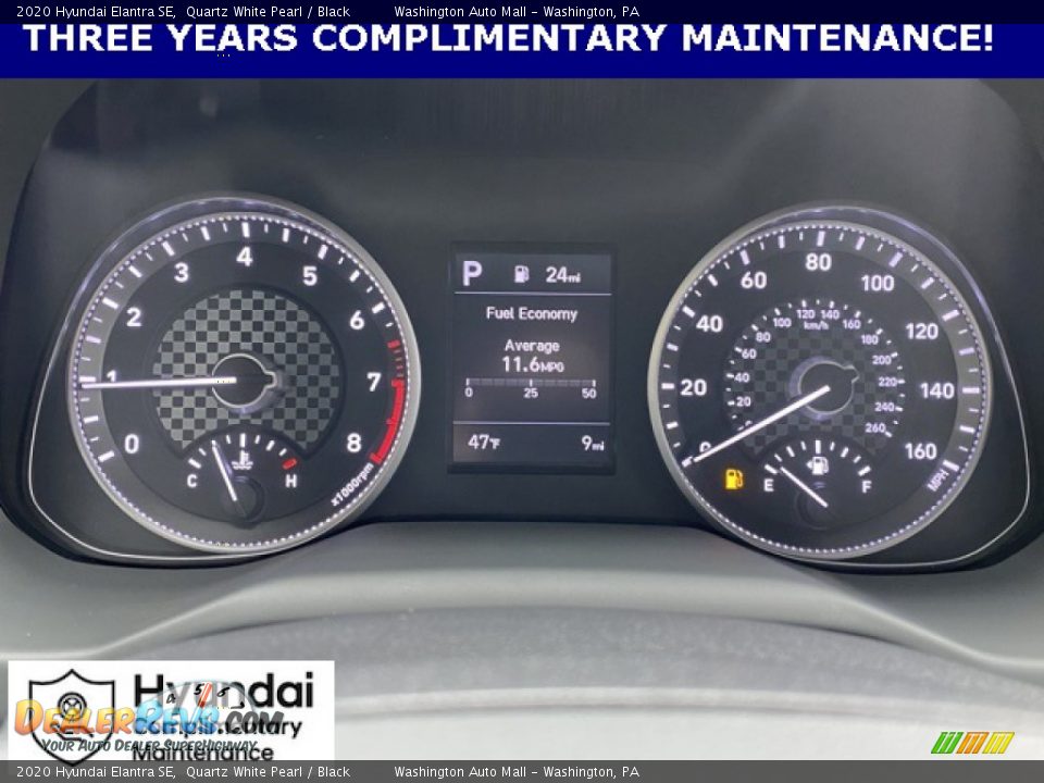 2020 Hyundai Elantra SE Quartz White Pearl / Black Photo #20