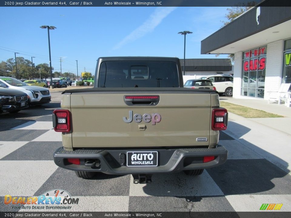 2020 Jeep Gladiator Overland 4x4 Gator / Black Photo #4