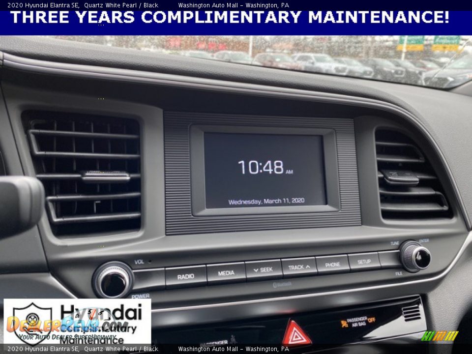 2020 Hyundai Elantra SE Quartz White Pearl / Black Photo #22