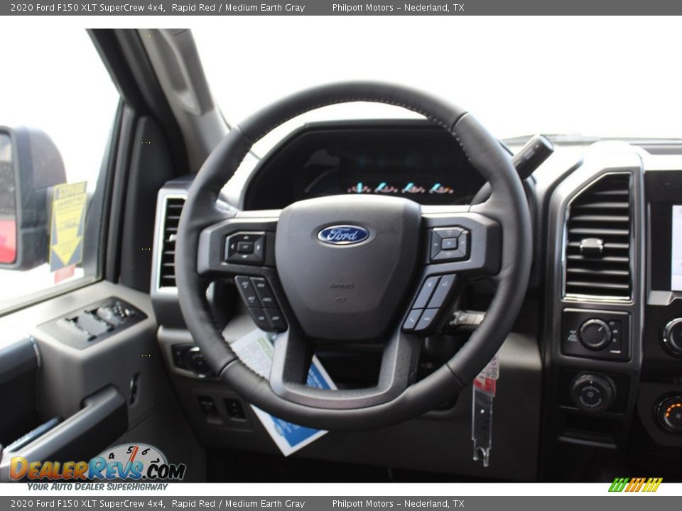 2020 Ford F150 XLT SuperCrew 4x4 Rapid Red / Medium Earth Gray Photo #21