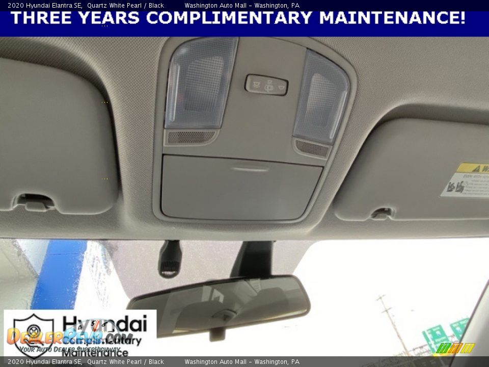 2020 Hyundai Elantra SE Quartz White Pearl / Black Photo #27