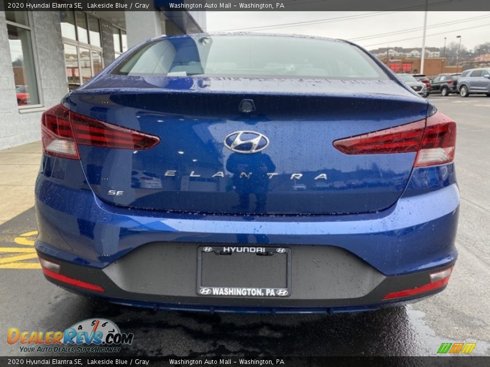 2020 Hyundai Elantra SE Lakeside Blue / Gray Photo #4