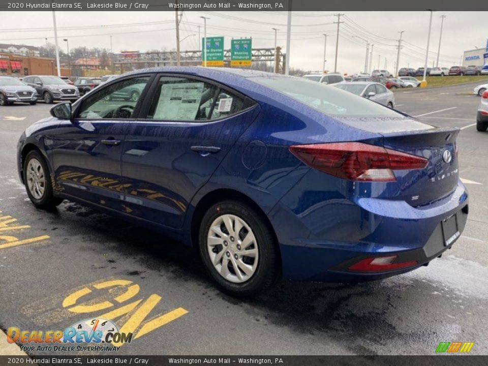 2020 Hyundai Elantra SE Lakeside Blue / Gray Photo #5