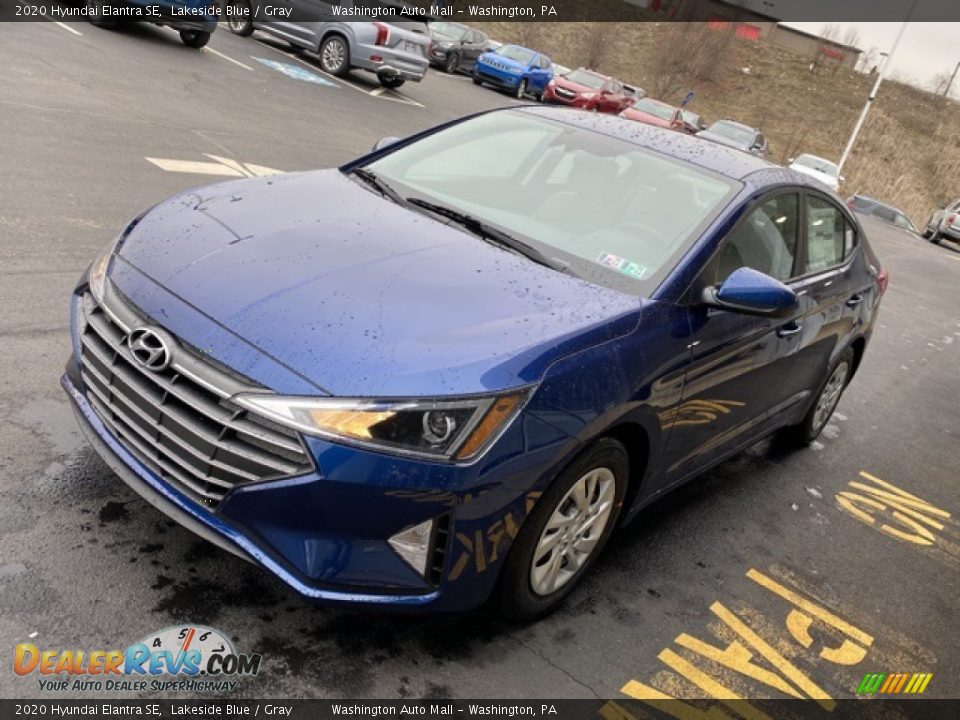 2020 Hyundai Elantra SE Lakeside Blue / Gray Photo #6