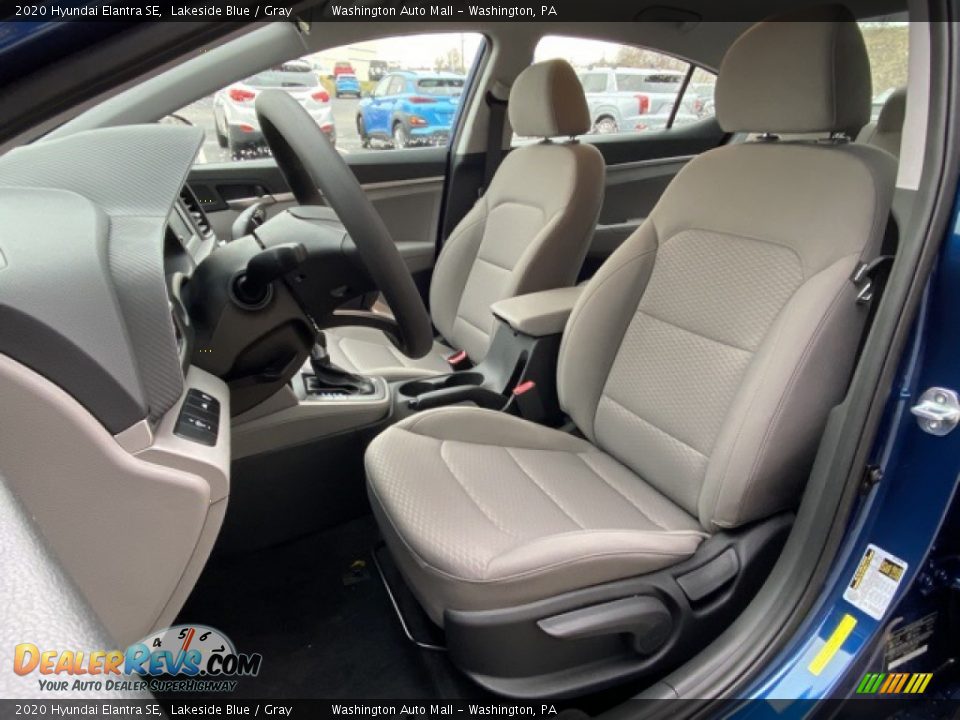 2020 Hyundai Elantra SE Lakeside Blue / Gray Photo #11