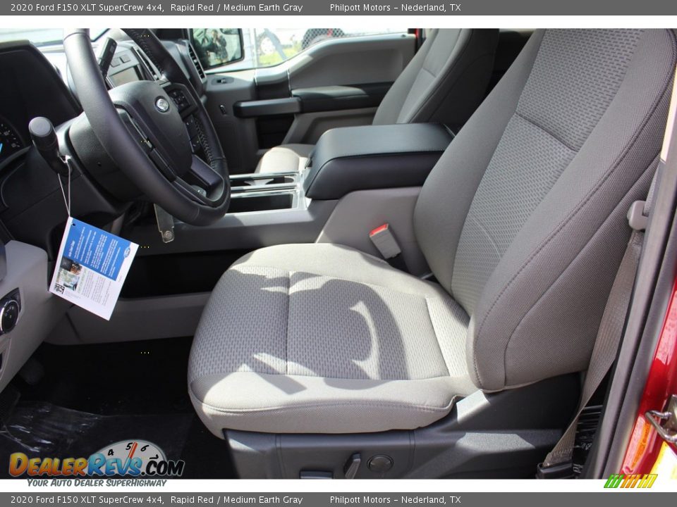 2020 Ford F150 XLT SuperCrew 4x4 Rapid Red / Medium Earth Gray Photo #10