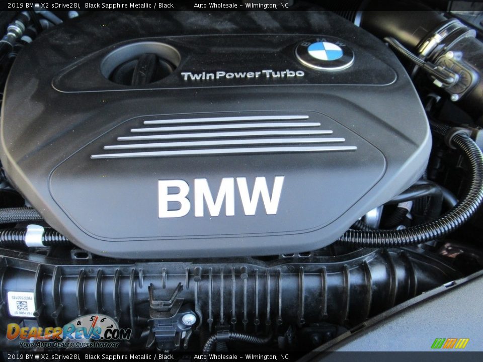 2019 BMW X2 sDrive28i Black Sapphire Metallic / Black Photo #6