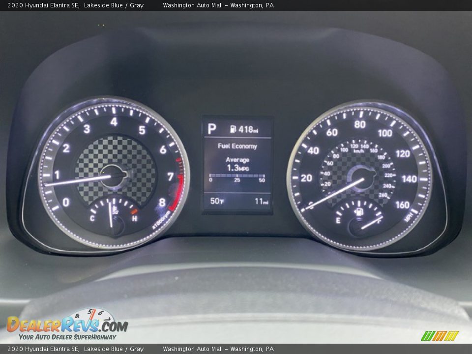 2020 Hyundai Elantra SE Lakeside Blue / Gray Photo #20
