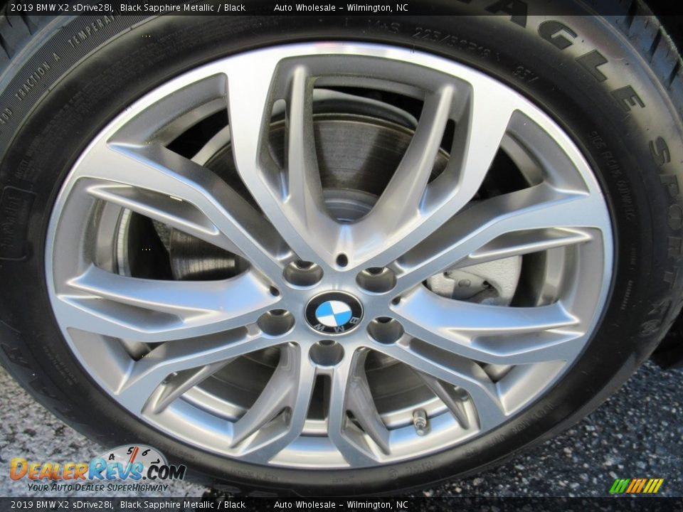 2019 BMW X2 sDrive28i Black Sapphire Metallic / Black Photo #7