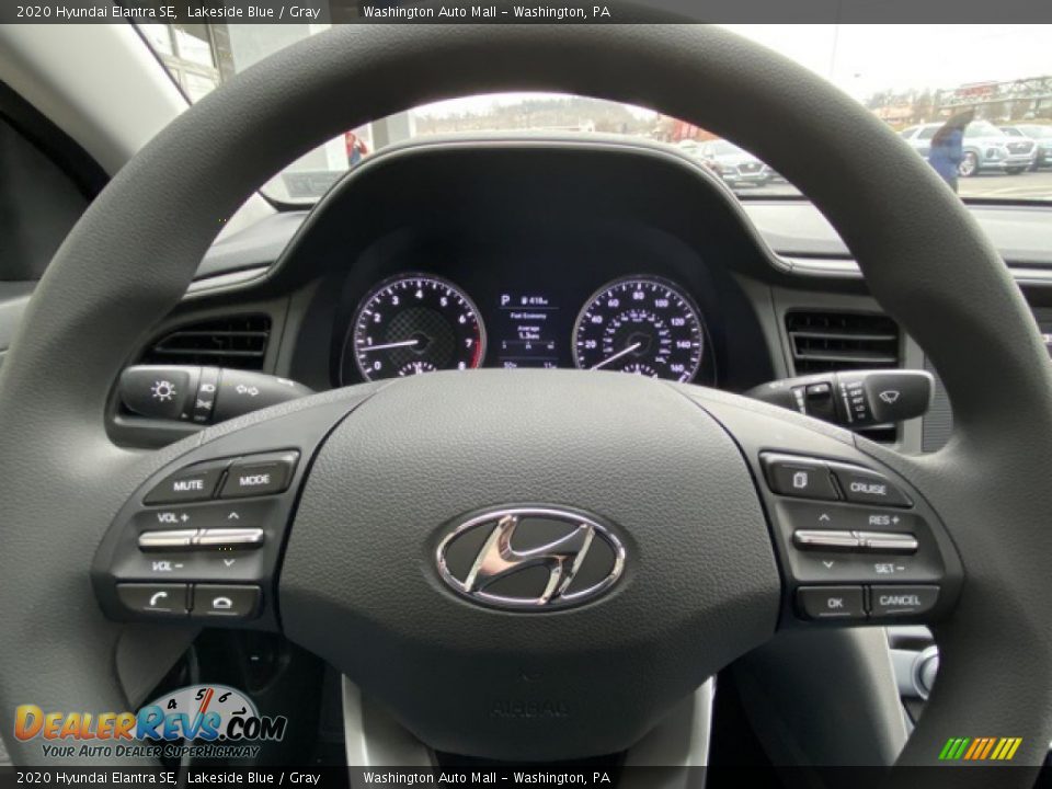 2020 Hyundai Elantra SE Lakeside Blue / Gray Photo #21