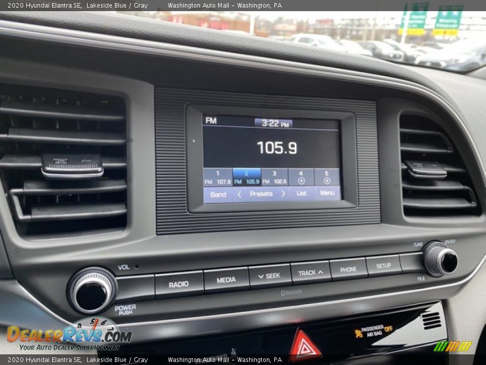 2020 Hyundai Elantra SE Lakeside Blue / Gray Photo #22