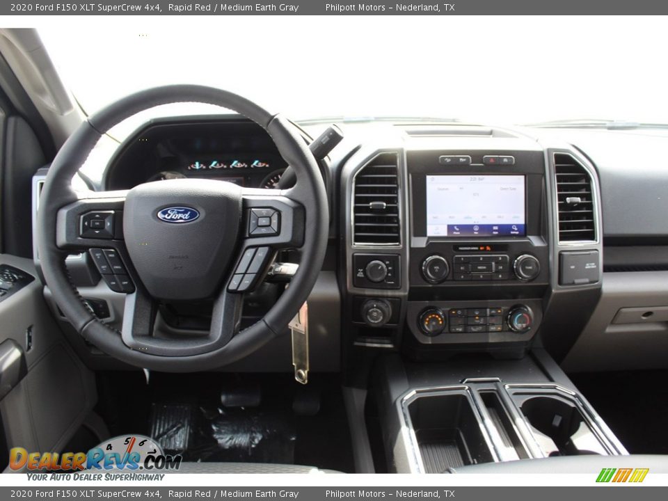 2020 Ford F150 XLT SuperCrew 4x4 Rapid Red / Medium Earth Gray Photo #20