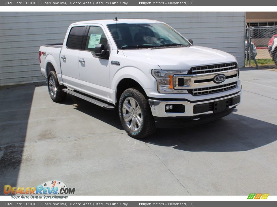 2020 Ford F150 XLT SuperCrew 4x4 Oxford White / Medium Earth Gray Photo #2