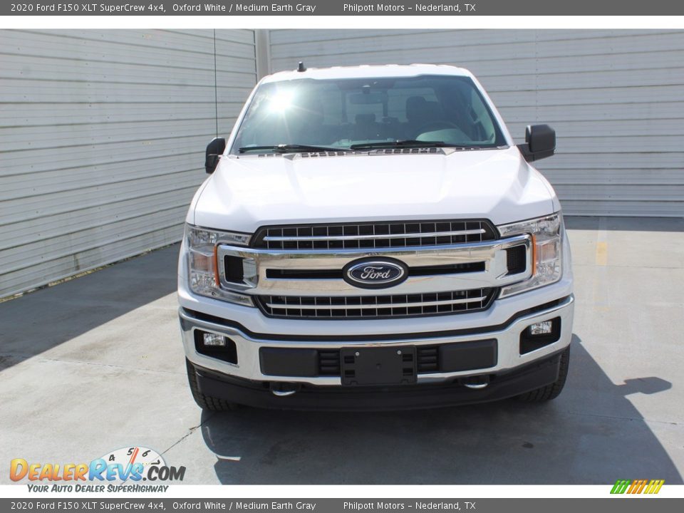 2020 Ford F150 XLT SuperCrew 4x4 Oxford White / Medium Earth Gray Photo #3