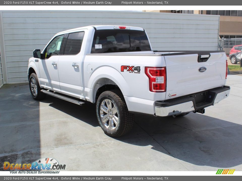 2020 Ford F150 XLT SuperCrew 4x4 Oxford White / Medium Earth Gray Photo #6