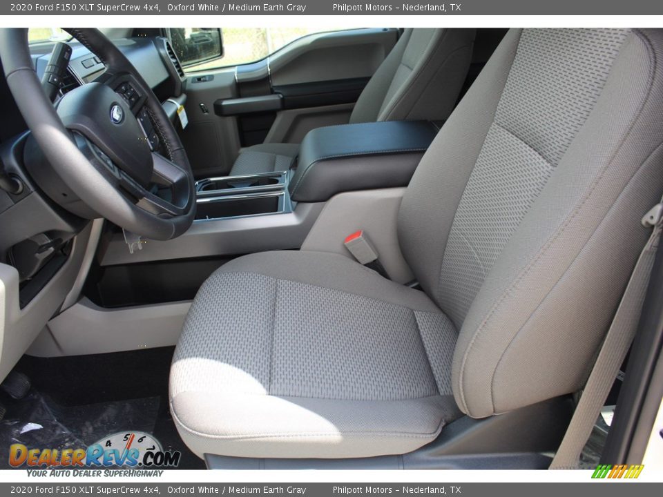 2020 Ford F150 XLT SuperCrew 4x4 Oxford White / Medium Earth Gray Photo #9