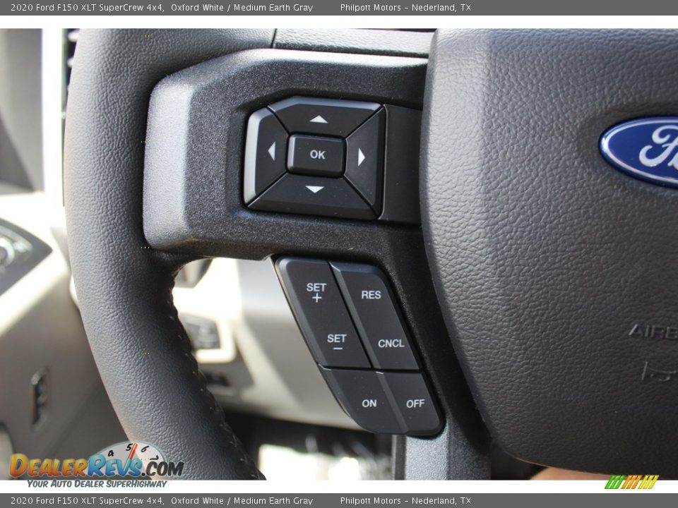 2020 Ford F150 XLT SuperCrew 4x4 Oxford White / Medium Earth Gray Photo #10