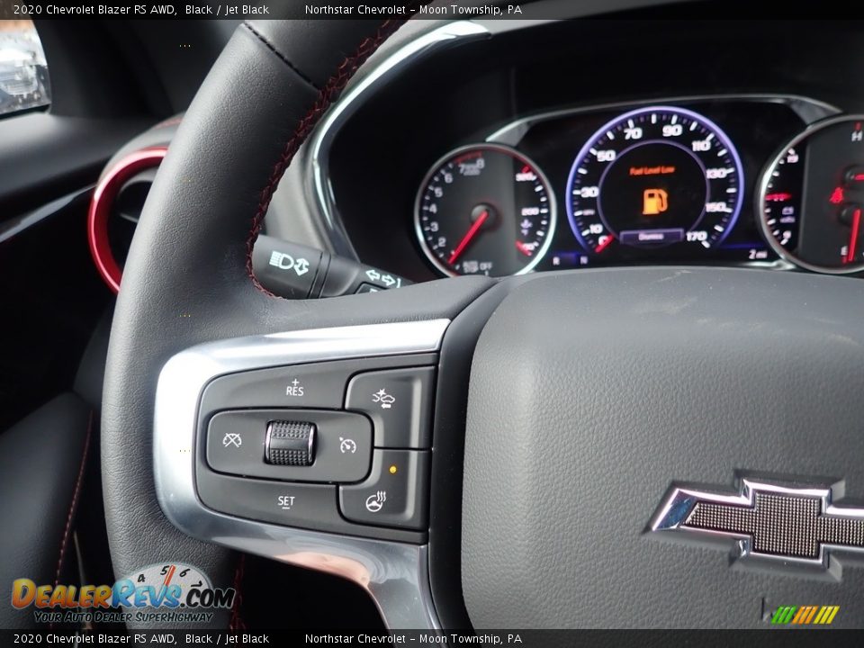 2020 Chevrolet Blazer RS AWD Black / Jet Black Photo #20