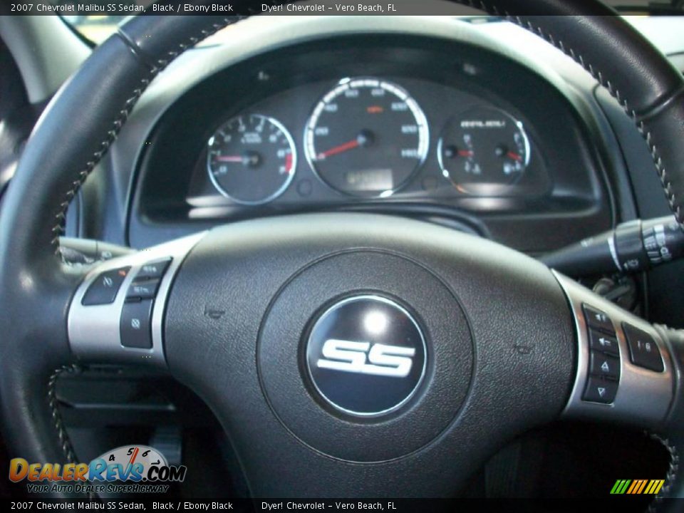 2007 Chevrolet Malibu SS Sedan Black / Ebony Black Photo #14