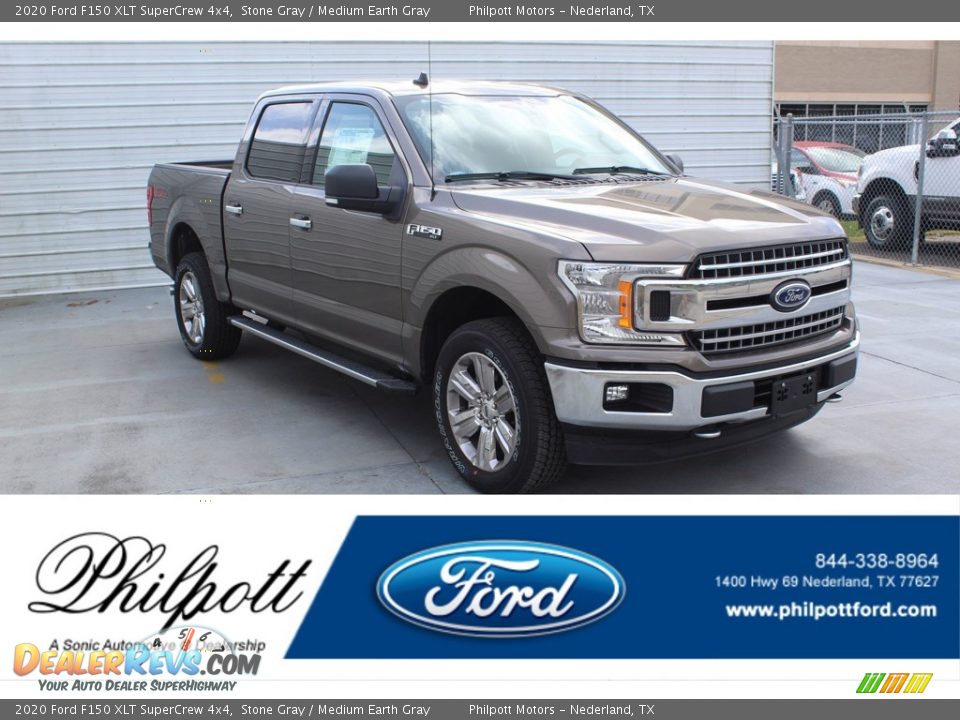 2020 Ford F150 XLT SuperCrew 4x4 Stone Gray / Medium Earth Gray Photo #1