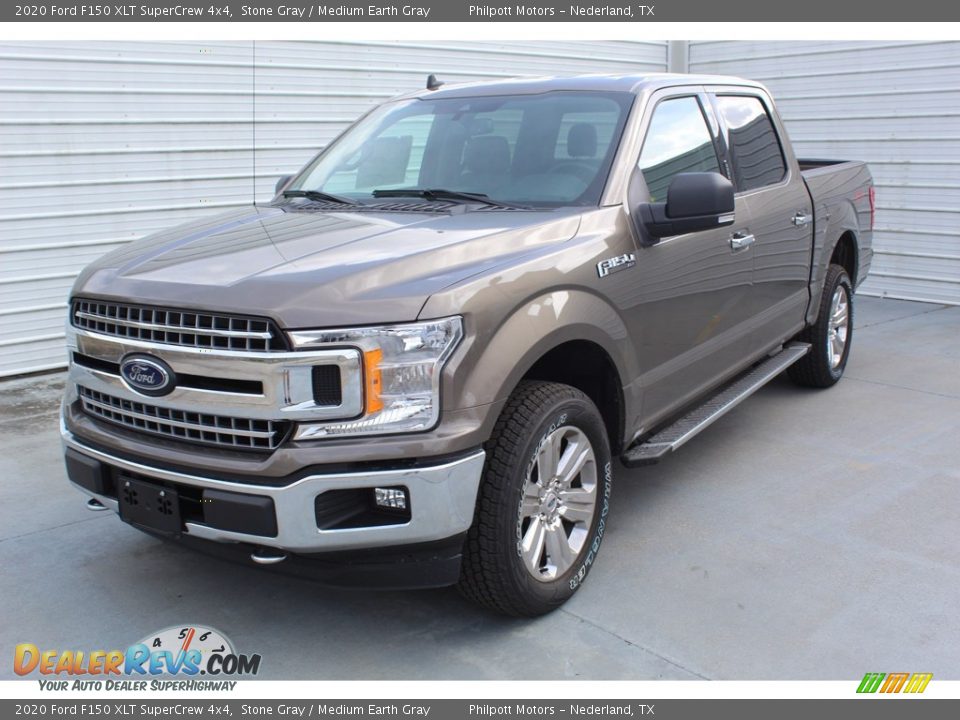 2020 Ford F150 XLT SuperCrew 4x4 Stone Gray / Medium Earth Gray Photo #4