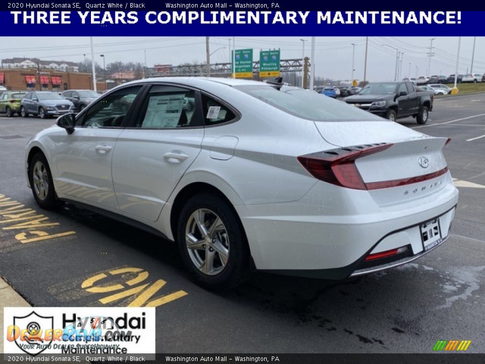2020 Hyundai Sonata SE Quartz White / Black Photo #5