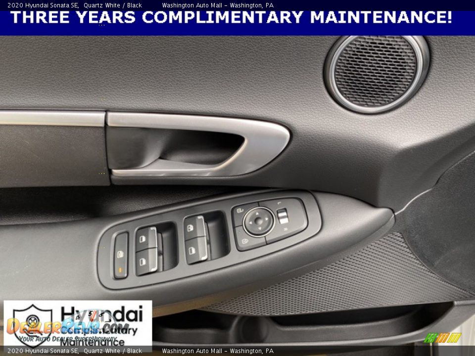 2020 Hyundai Sonata SE Quartz White / Black Photo #8
