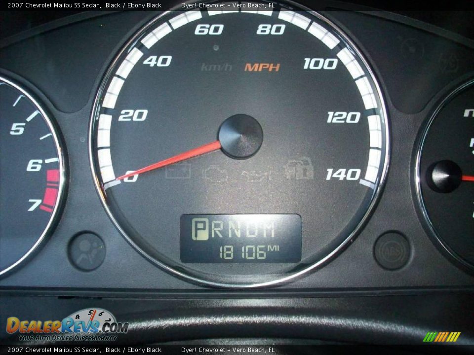 2007 Chevrolet Malibu SS Sedan Black / Ebony Black Photo #15