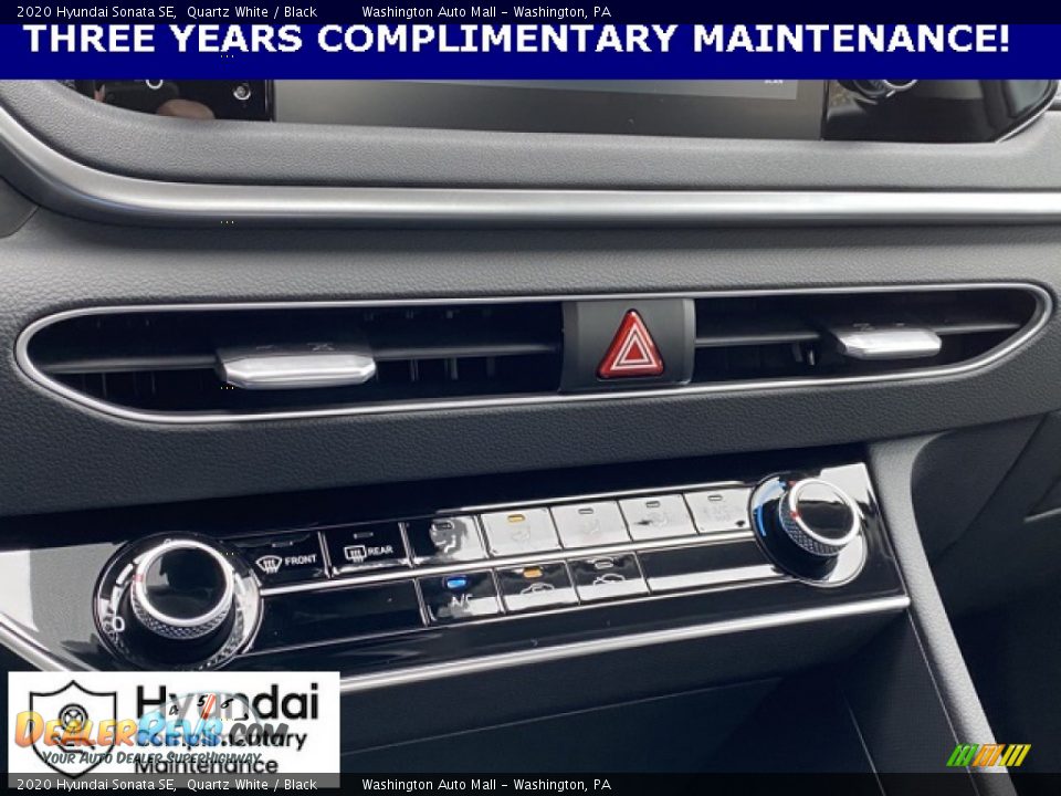 2020 Hyundai Sonata SE Quartz White / Black Photo #23