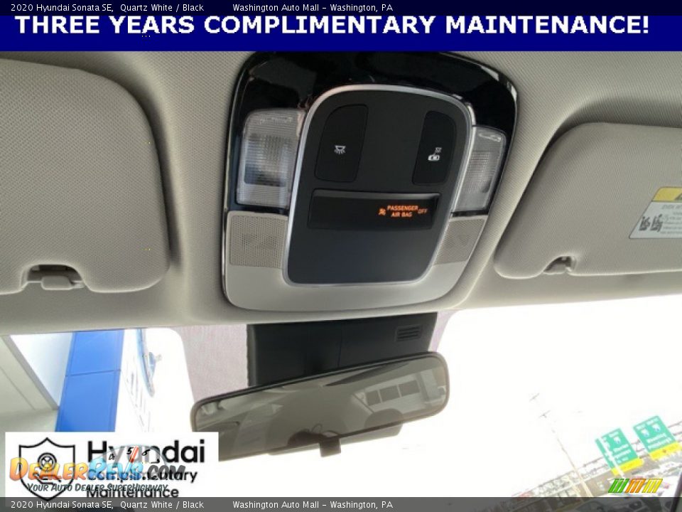 2020 Hyundai Sonata SE Quartz White / Black Photo #27