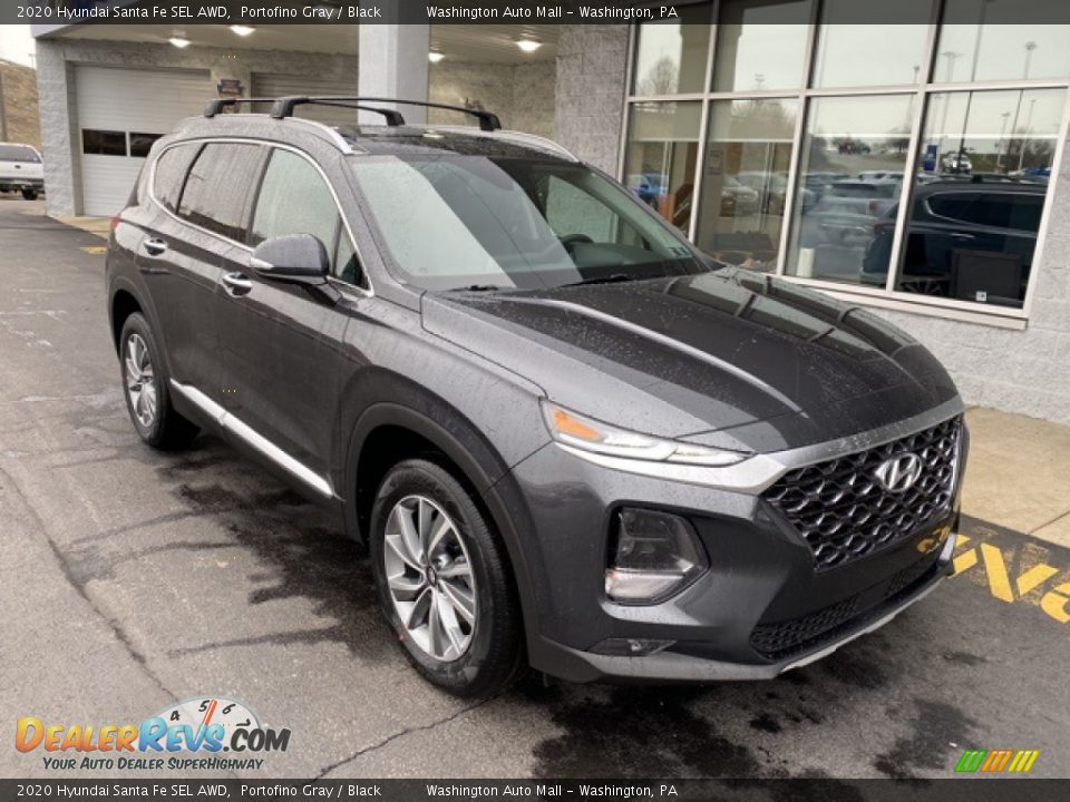 2020 Hyundai Santa Fe SEL AWD Portofino Gray / Black Photo #1