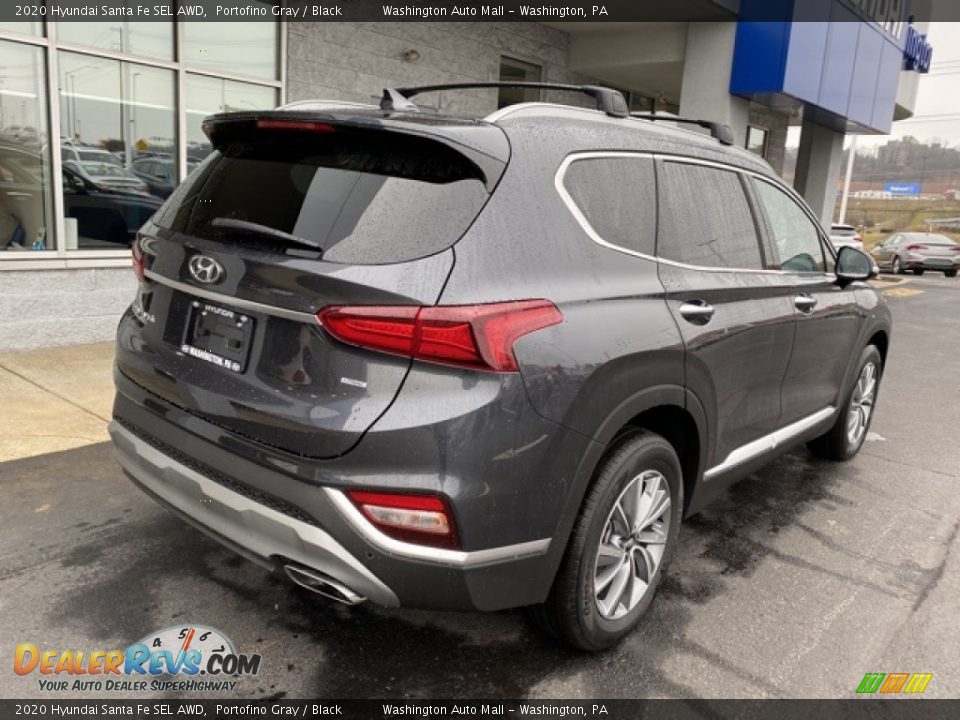 2020 Hyundai Santa Fe SEL AWD Portofino Gray / Black Photo #3