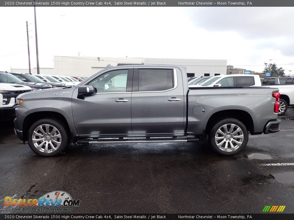 2020 Chevrolet Silverado 1500 High Country Crew Cab 4x4 Satin Steel Metallic / Jet Black Photo #2