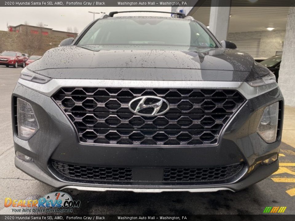 2020 Hyundai Santa Fe SEL AWD Portofino Gray / Black Photo #7