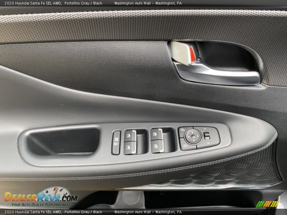 2020 Hyundai Santa Fe SEL AWD Portofino Gray / Black Photo #8