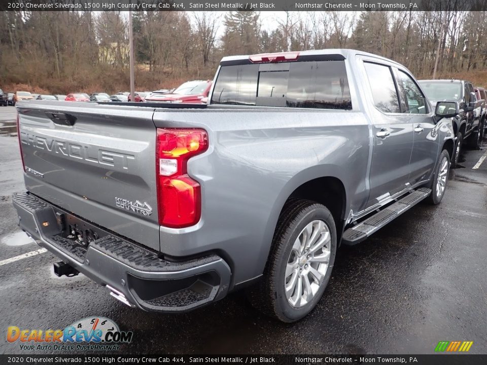2020 Chevrolet Silverado 1500 High Country Crew Cab 4x4 Satin Steel Metallic / Jet Black Photo #5