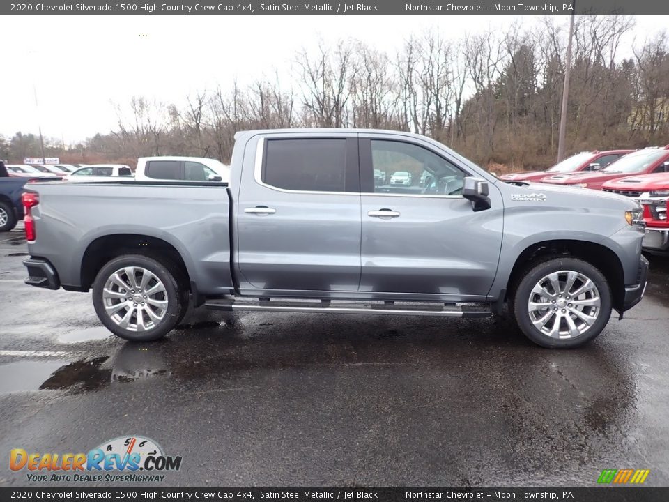Satin Steel Metallic 2020 Chevrolet Silverado 1500 High Country Crew Cab 4x4 Photo #6