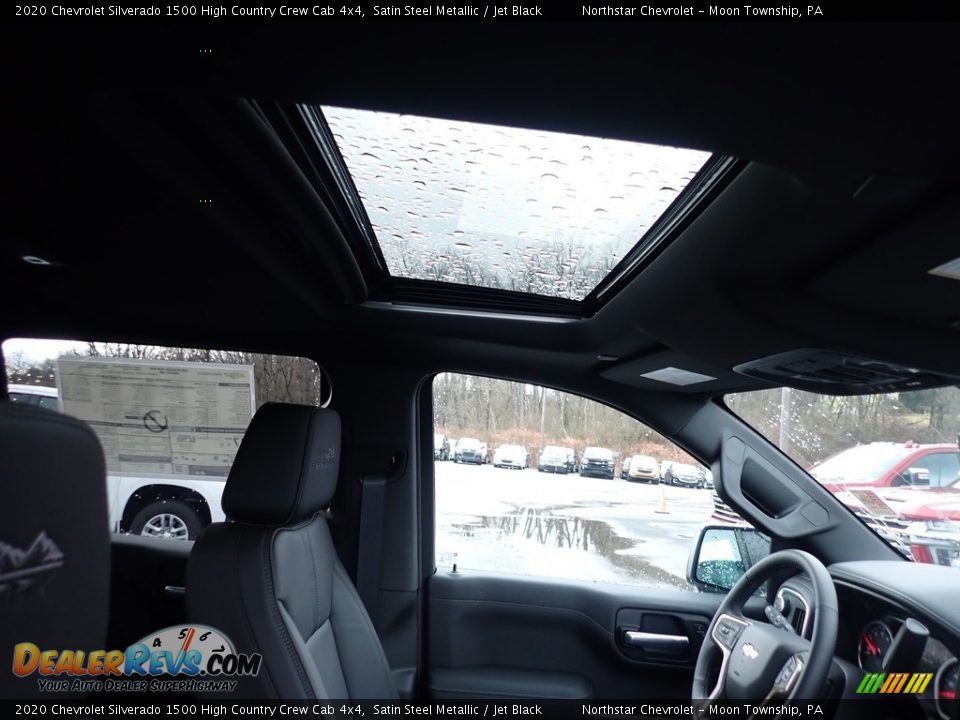 2020 Chevrolet Silverado 1500 High Country Crew Cab 4x4 Satin Steel Metallic / Jet Black Photo #10