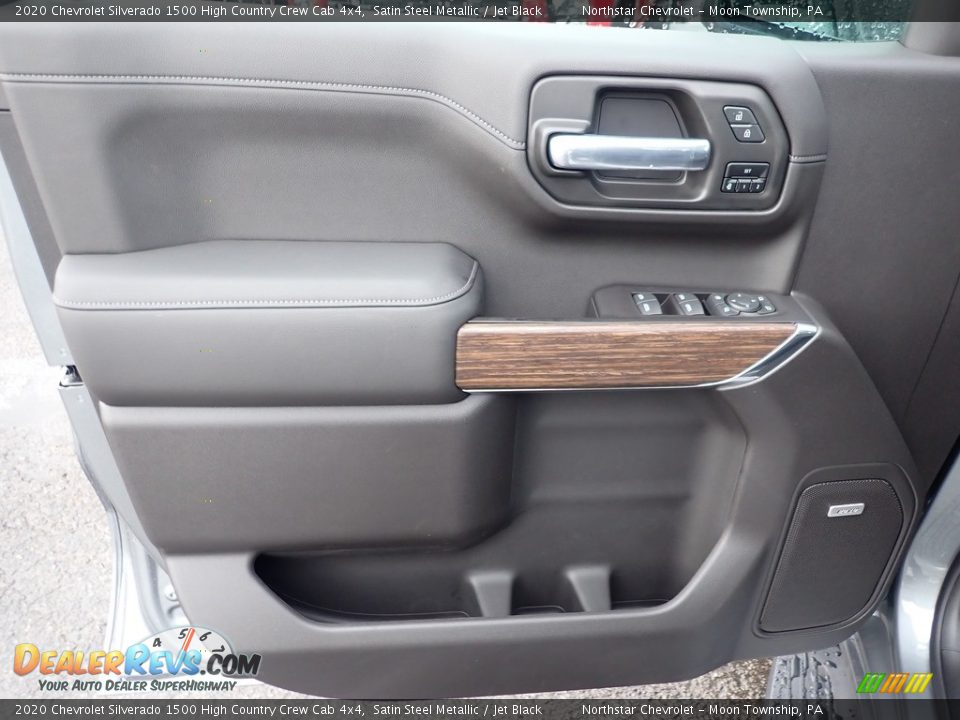 2020 Chevrolet Silverado 1500 High Country Crew Cab 4x4 Satin Steel Metallic / Jet Black Photo #14