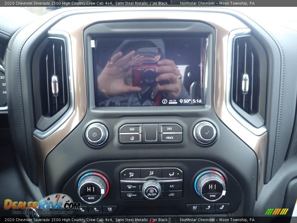 2020 Chevrolet Silverado 1500 High Country Crew Cab 4x4 Satin Steel Metallic / Jet Black Photo #16