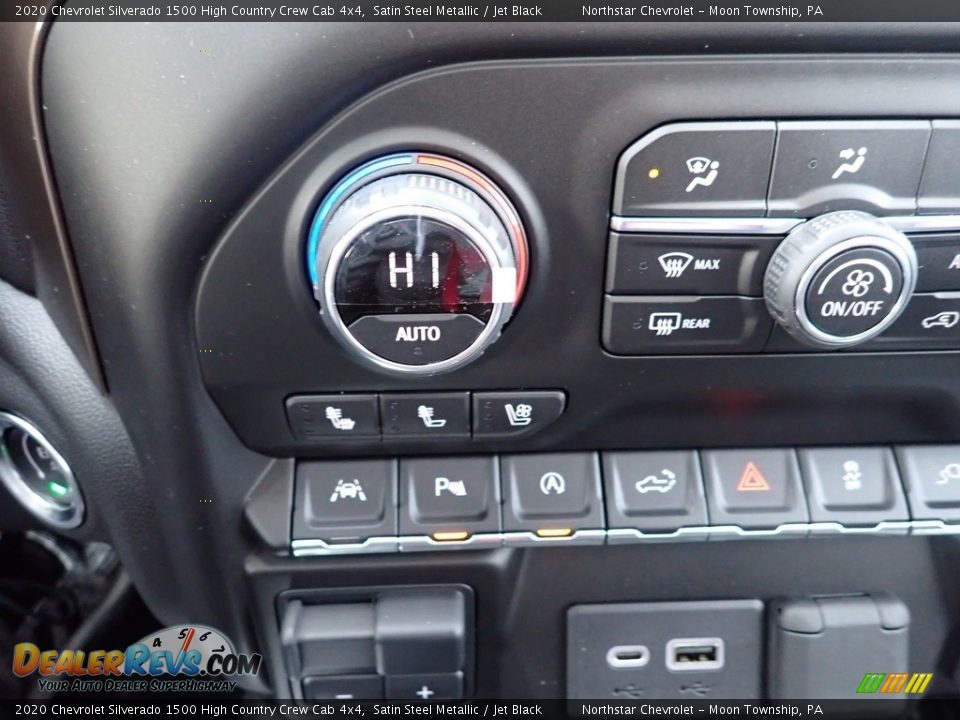 2020 Chevrolet Silverado 1500 High Country Crew Cab 4x4 Satin Steel Metallic / Jet Black Photo #18