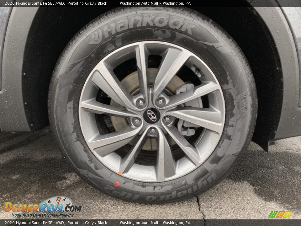 2020 Hyundai Santa Fe SEL AWD Portofino Gray / Black Photo #23